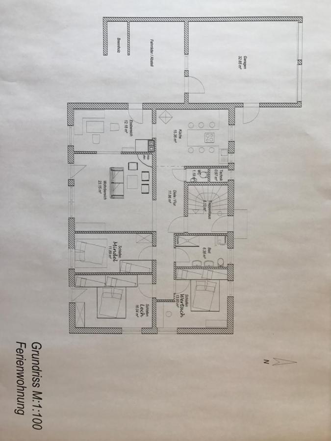 Appartamento Guggi`s Alm Dirlewang Esterno foto